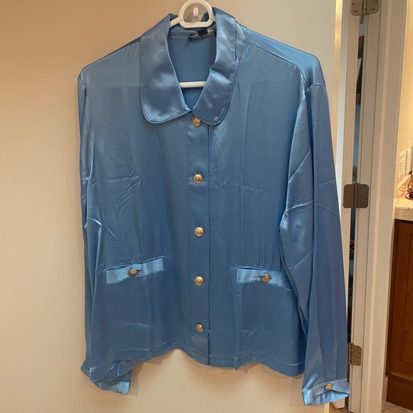 J Crew Silk shirt - Picture 1 of 5